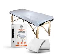 PimPam Factory - Lenzuola Usa E Getta No Regolabile - 80x200cm - (Paquet da 25) - Realizzato In Materiale SMS - Copri Lettino Da Massaggio Ipoallergenico Respinge i liquidi - Coprilettino Estetico