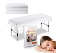 PimPam Factory - (Pack 10) Copri Lettino da Massaggio TNT non Regolabile - 100x200cm - Prodotto nell'UE - Lenzuola Monouso non Regolabile - Coprilettino da Massaggio - Copri Lettino Estetista