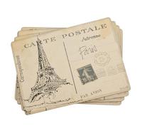 Pimpernel Postcard Sketches Collection, set di 4 tovagliette (39,9 x 29,7 cm) con retro in sughero, con opere d'arte classiche della città, ispirate a Parigi, Londra, Roma e New York, superficie