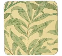 Pimpernel - Set di 6 sottobicchieri in MDF con Dorso in Sughero, Motivo: Willow Bough, 10,5 x 10,5 cm, Colore: Verde/Multicolore