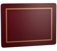 Pimpernel Tovagliette Classiche per Brunch Bordeaux - Set di 6