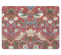Pimpernel Tovagliette, Modello Strawberry Thief, Colore Rosso, in Legno, Multicolore, Piccole Dimensioni, Set di 6 Pezzi