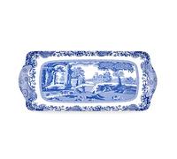 Pimpernel Vassoio per Sandwich Italiano Blu Spode, Vassoio da Portata in melamina, 15,25" x 6,5" (Multicolore)