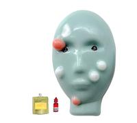 Pimple Fidget Toy, 2X Alien Zit Squeezing Toys, Refillable Reusable Stress Relief Game, 2.95×1.69in Fun Novelty Plaything, Teens, Kids, Sensory Fidget Squeezer for and