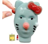 Pimple Fidget Toy, 2X Alien Zit Squeezing Toys, Refillable Reusable Stress Relief Game, 2.95×1.69in Fun Novelty Plaything, Teens, Kids, Sensory Fidget Squeezer for and