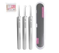 Pimple Popper Tool Kit, Stainless Steel Blackhead Removal Extractor Tool Kit for Blackheads, Comdone, Acne, Zit, and Whiteheads (3Pcs)