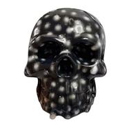 Pimple Popping Toy, Skull Stress Reliefs Gadget, Satisfying Calming Fidget Tool, Refillable Pus Simulation Pad for Halloween, Travel, Study, Bedtime Fun, 2.95x1.77x2.28 inches