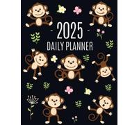 Pimpom Pretty Press Monkey Planner 2025 (Tascabile)