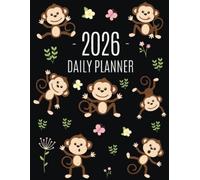 Pimpom Pretty Press Monkey Planner 2026 (Tascabile)