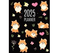 Pimpom Pretty Press Pomeranian Planner 2025 (Tascabile)