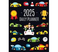 Pimpom Pretty Press Race Car Planner 2025 (Tascabile)