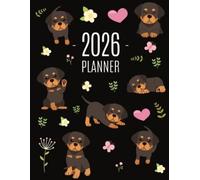 Pimpom Pretty Press Rottweiler Planner 2026 (Tascabile)
