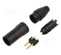 PIN: 3 Connettore: XLR 133V IP40 maschio AX dritto spina 15A