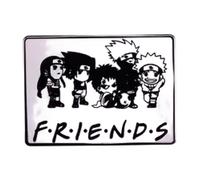 Pin anime giapponesi: Attack on Titanio, Inuyasha, Hunter × Hunter, Demon Slayer, normale, Metallo non prezioso