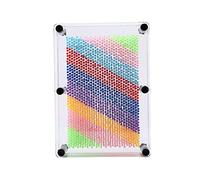 Pin Art Board di plastica, Pin Art 3D, Pin Art Sculpture Pin Art Toy, robusto ufficio per la casa(Transparent medium)