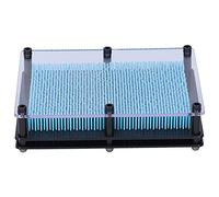 Pin Art Toy Modello di Stampa a Mano con Clonazione in Plastica 3D per Regalo Creativo per Bambini, 5,8 X 7,8 X 1,6 Pollici (Azzurro)