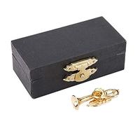 Pin Badges Spille per uomini Donne, mini unici per strumenti musicali in oro Spettame da maglione retrò Clips Regali DECORAZIONE CON STACCA (Trombone)