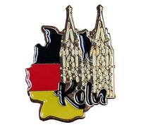 Pin Colonia - Duomo di Colonia - Germania mappa - spilla - 20 x 25 mm