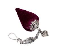 Pin Cushion Cute - Retro Sewing Quilting Cushion Key Chain, Lightweight Travel Size Holder For Needles | Tomato Shape Pepper Style Pincushion For Beginners Professionals School Sewing Projects