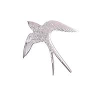 Pin Del Bavero Rondello Minimalista Gioielli Con Spilla In Metallo Robusto Per Abiti Formali Collezione Regalo Gift Ornament Modern Swallow Ornament Per Giacche
