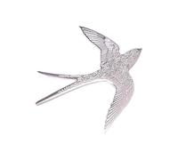 Pin Del Bavero Rondello Minimalista Gioielli Con Spilla In Metallo Robusto Per Abiti Formali Collezione Regalo Gift Ornament Modern Swallow Ornament Per Giacche