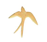 Pin Del Bavero Rondello Minimalista Gioielli Con Spilla In Metallo Robusto Per Abiti Formali Collezione Regalo Gift Ornament Modern Swallow Ornament Per Giacche