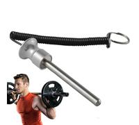 Pin della macchina di peso, spille da palestra per stack di peso Clietta | Palestra di chiusura della palestra per palestra per attrezzature per il fitness, allega Argento 8x120 mm