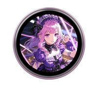 Pin di badge pixel visualizzato digitale, touchscreen HD, 5,8 cm, badge display elettronico, pin pixel animato, impostazioni regolabili, per scrivania da ufficio, eventi cosplay,