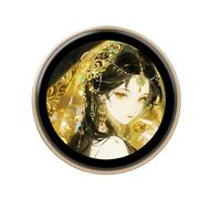 Pin di badge pixel visualizzato digitale, touchscreen HD, 5,8 cm, badge display elettronico, pin pixel animato, impostazioni regolabili, per scrivania da ufficio, eventi cosplay, divertimento