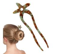 Pin di capelli per, forcine per capelli a di U - Donne Vintage Fork Hairpin U Shaped,Accessori per capelli versatili lunghi e spessi che viaggiano con copertine di navetta per madre,