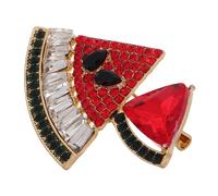Pin di smalto di anguria per spillo di strass carino per spillo a forma di