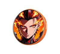Pin digitale con schermo touch LED, pin dinamico portatile | Spilla digitale intelligente per maglione per i fan di anime, presentazione di foto e video, da appendere allo zaino e alle