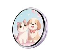 Pin digitale - Display 4,3 cm Badge Ricaricabile Portatile - Pins elettronici per abbigliamento - Per le donne amatoriali degli anime su zaino Abbigliamento e, Version haut de gamme, ABS
