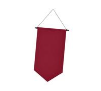 Pin Display Gagliardetto Multiuso Badge Storage Banner Appeso alla Parete Organizzatore per Ufficio Camera Decor 25,9 x 50 cm - Rosso