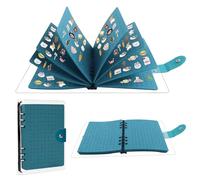 Pin Display Holder, Pagine di Visualizzazione di Spille Smaltate in Feltro con 8 Pagine di Protezione, Copertina in PVC Trasparente, Spille Pin Organizer per la Conservazione di 350 Pins (Verde Scuro)