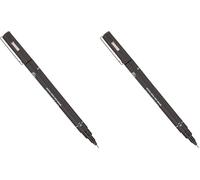 Pin fineliner grigio scuro punta 0.1mm Uni Mitsubishi (Confezione da 2)
