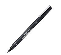 Pin fineliner - punta Brush - nero - Uni Mitsubishi - conf. da 12 pz