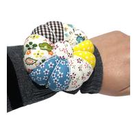 Pin Holder For Sewing - 2 in 1 Wristband | Pumpkin Shaped Cute Pin Holder with Elastic Wristband Ideal for Crafts, Braiding, Beginners, Teens, Kids, Women, And Men For Easy Sewing And DIY Projects