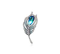 Pin Jewelry Gifts for Women Feather Brooch Brooch Pin Badge Accessories Coat Fashion Coat Female Luxury Atmosphere Simple Jewelry Brooches Pins