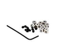 Pin Keeper Pin Locks Posteriore Blocco Blocco Blocco Costa Posteriore Con 1 Chiave E 10 Pezzi Blanks Penne, misura unica, come descritto