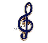 Pin musicali chitarra microfono pianoforte spilla, Klein, Metallo non prezioso