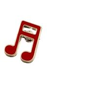 Pin musicali chitarra microfono pianoforte spilla, Klein, Metallo non prezioso