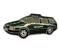 Pin per la polizia ferroviaria Passat verde, macchina della polizia, uso carro polizia carro modello di polizia, passend, Rame