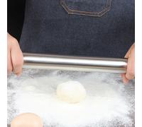 Pin rotolante addensato Dual teste a testa rolling stick in acciaio inox