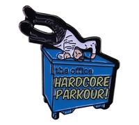 Pin smaltato The Office Dunder Mifflin per abbigliamento, cappello e zaino, Klein, Metallo non prezioso