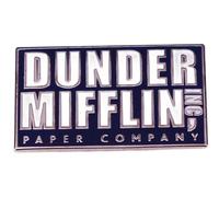 Pin smaltato The Office Dunder Mifflin per abbigliamento, cappello e zaino, Klein, Metallo non prezioso