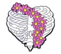 Pin smalto: cuore, polmoni, intestino, cervello e sistema nervoso spilla, Klein, Metallo non prezioso