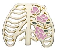 Pin smalto: cuore, polmoni, intestino, cervello e sistema nervoso spilla, Klein, Metallo non prezioso