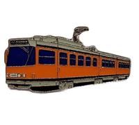 Pin tram Articolato 4905 Milano Milano ATM Jumbotram spilla ferroviaria treno locomotiva ferrovia ferroviaria ferrovia, passend, Rame