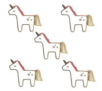 Pin unicorno (prodotto singolo, set da 3 o set da 5) - piccolo unicorno regalo per ragazze - spilla - spilla - gioielli per bambini, Metallo